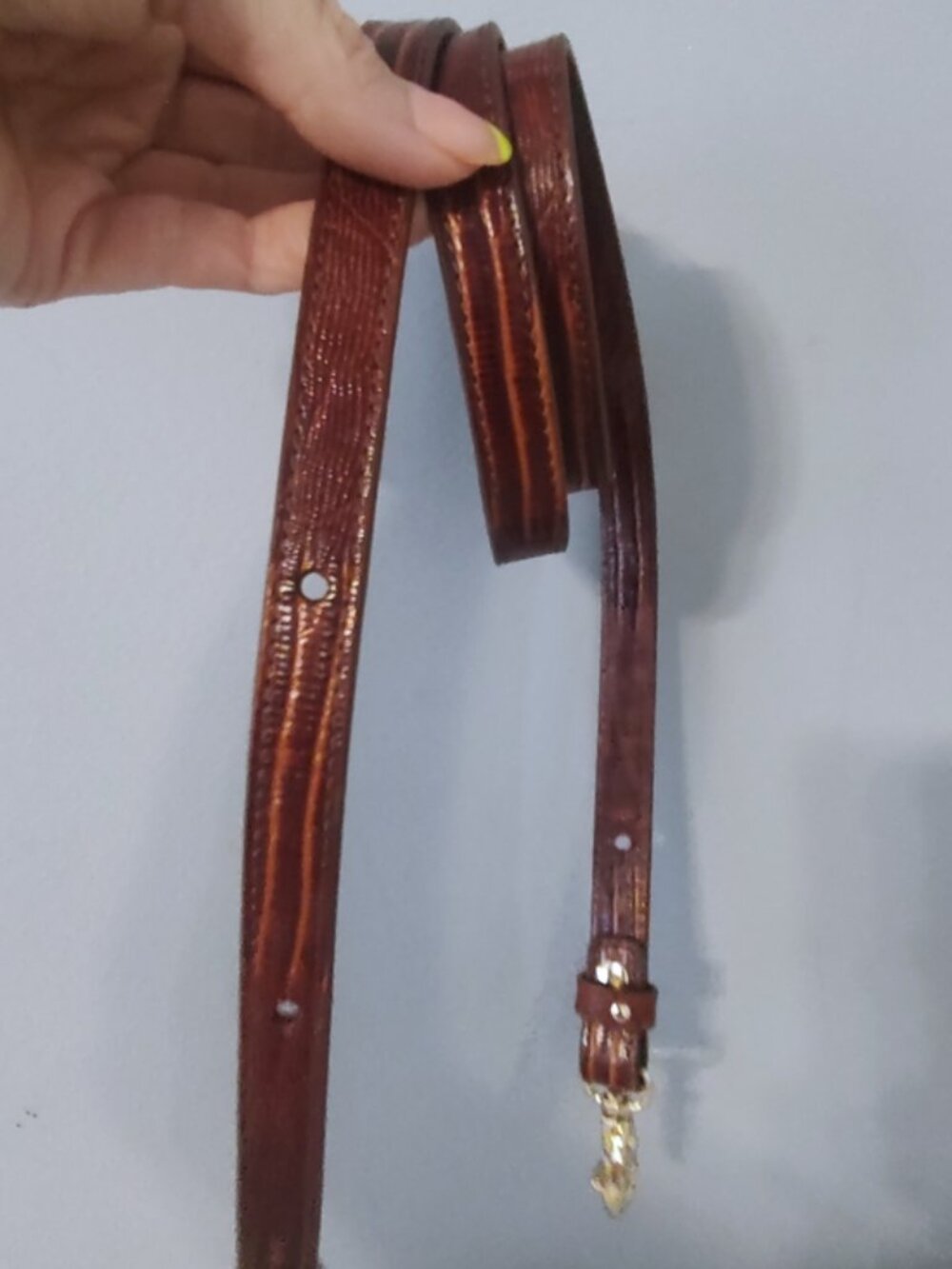 Brahmin Melbourne pecan replacement crossbody strap EUC - Picture 3 of 3